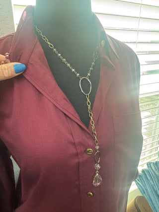 Mary Drop Necklace