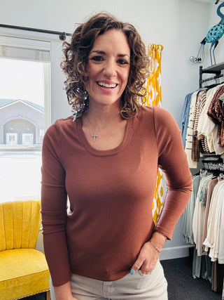 Copper Lauren Top