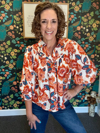 Sunset Bloom Top