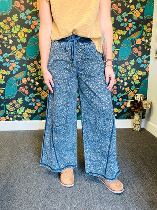 Denim Animal Pants