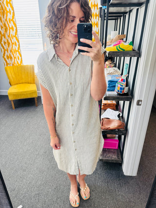 Coffee Run Midi Dress