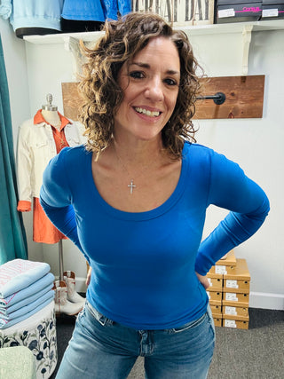 Deep Indigo Top