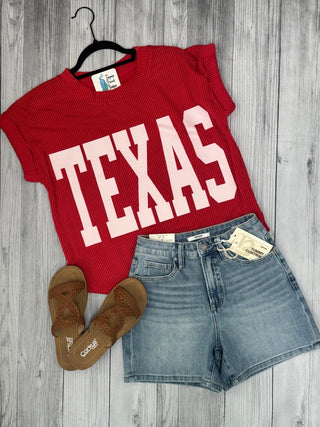 Big Red Texas Top
