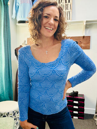 Royal Boho Top