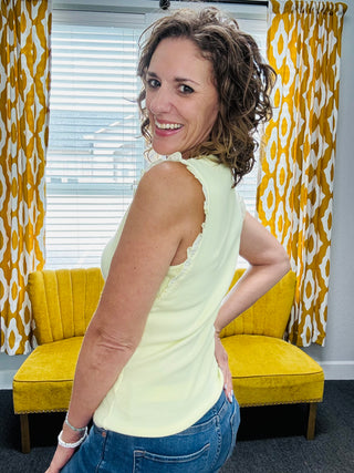 Pale Yellow Bridget Tank