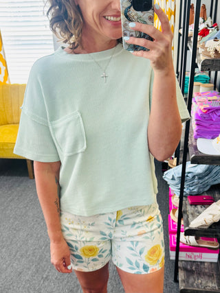 Watercolor Bloom Shorts