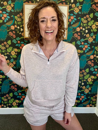 Pink Heather Daydream Pullover