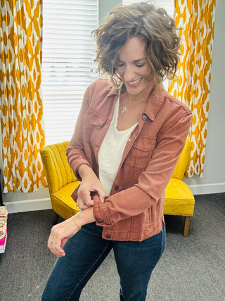 Rustic Brown Jackie Jacket