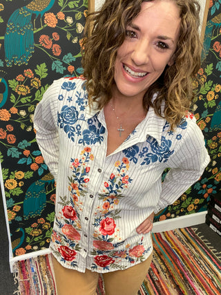 Striped Floral Savanna Jane