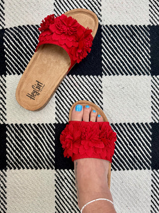 Red Wild Child Sandals