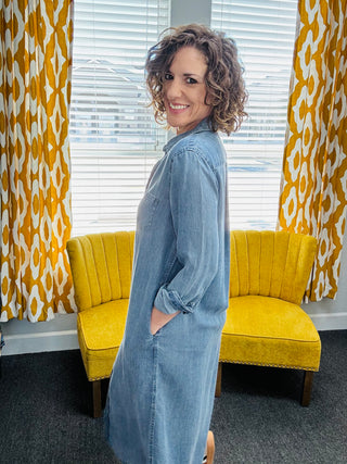 Imperial Blue Galina Dress