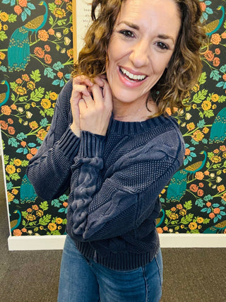 Imperial Blue Yolani Sweater