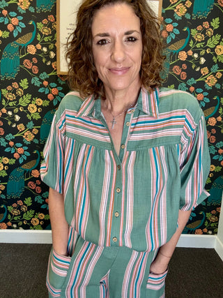 Market Day Stripe Top