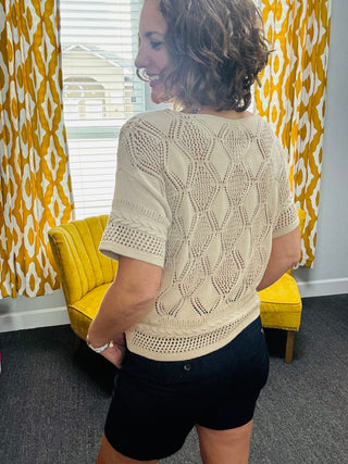 Natural Sweater Top