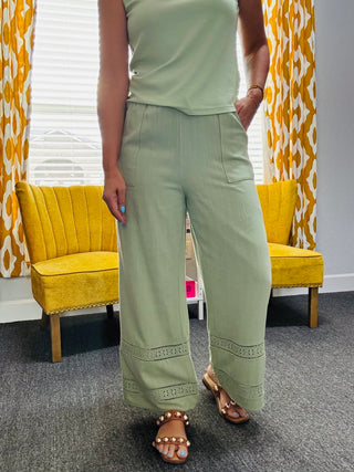 Smoke Green Pants