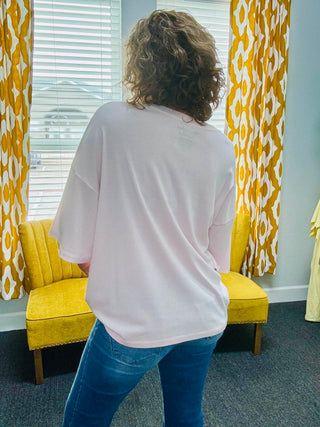 Petal Pink Vintage Tee