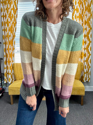 Autumn Rainbow Cardigan