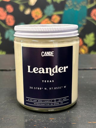 Leander, TX Candle