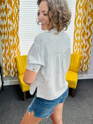 Selena Striped Shirt
