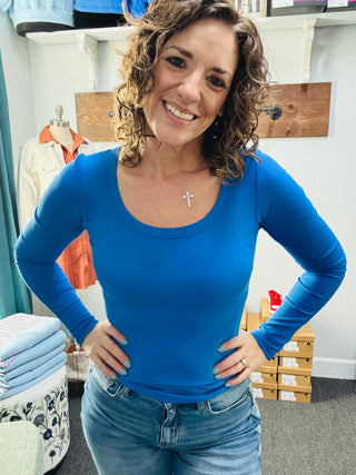 Deep Indigo Top
