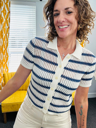 Hallie Striped Top