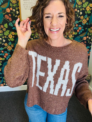 Texas Mocha Chunky Sweater