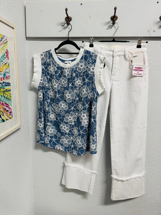 Chambray Garden Top