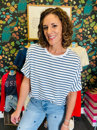 Skylar Striped Top