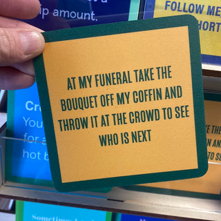 Funeral Bouquet Coaster