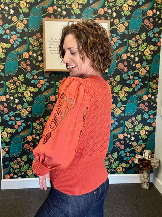 Ankara Mesh Sweater Cardigan