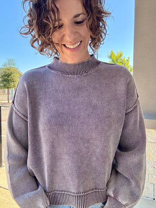 Vintage Plum Sweater