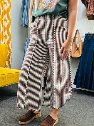 Chestnut Stripe Pants