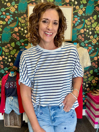 Skylar Striped Top