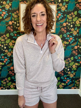 Pink Heather Daydream Pullover