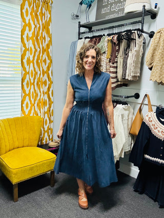 Sutton Suede Dress