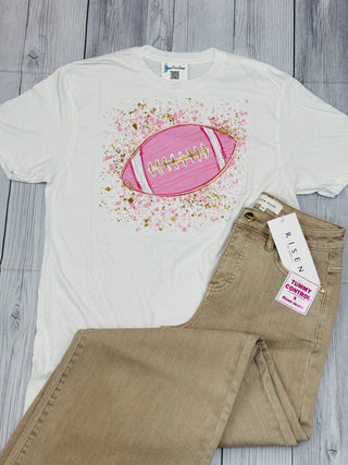 Pink Out Football Tee