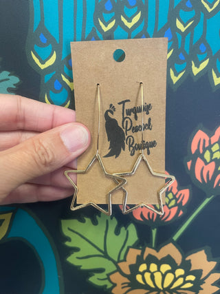 Gold Star Dangles