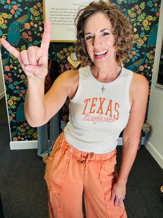TEXAS Longhorns Tank