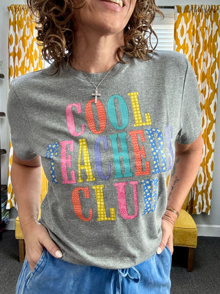 Cool Teachers Club Grey Tee