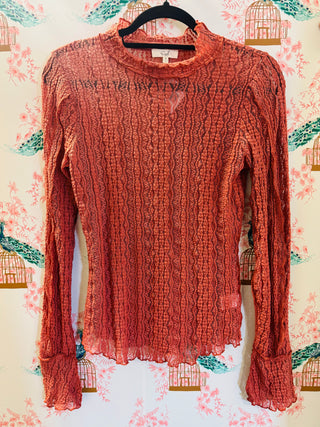 Cinnamon Lace Top