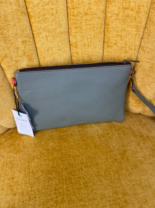 Nikki Zebra Sage Crossbody Bag