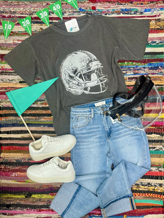 Sparkly Football Helmet Tee