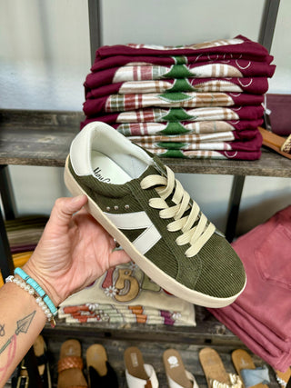 Khaki Corduroy No Chaser Sneaker