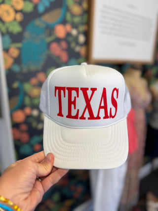 White TEXAS Hat