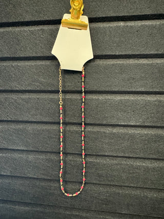 Black + Red Erin Necklace