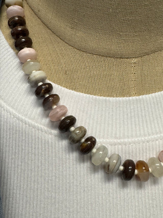 Mocha Rose Necklace