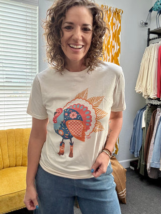 Turkey Trot Cowgirl Tee