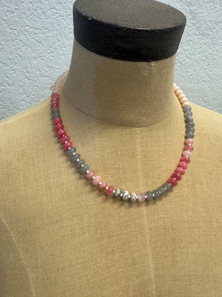 Pink Cloud Necklace