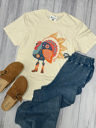 Turkey Trot Cowgirl Tee
