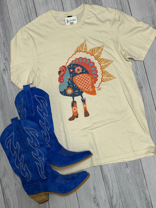 Turkey Trot Cowgirl Tee